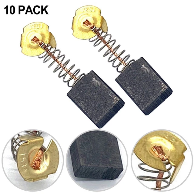 Lot De 60 Balais Charbon Pour Moteurs électriques - 10 Tailles Différentes - Pour Perceuses, Meuleuses, Scies - Avec Boîte De Rangement - 5