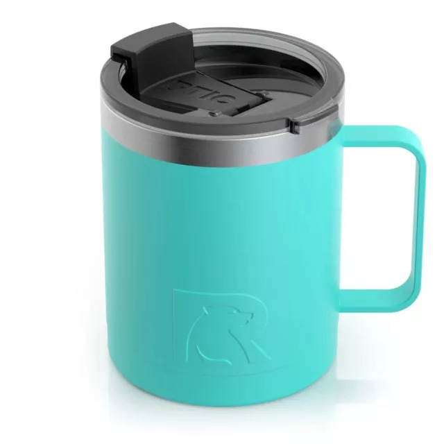 RTIC 12oz Stainless Steel Vacuum-Insulated Coffee Mug Matte Teal