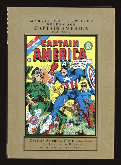 Marvel Masterworks Golden Age Captain America HC #4-1ST VF 8.0 2010