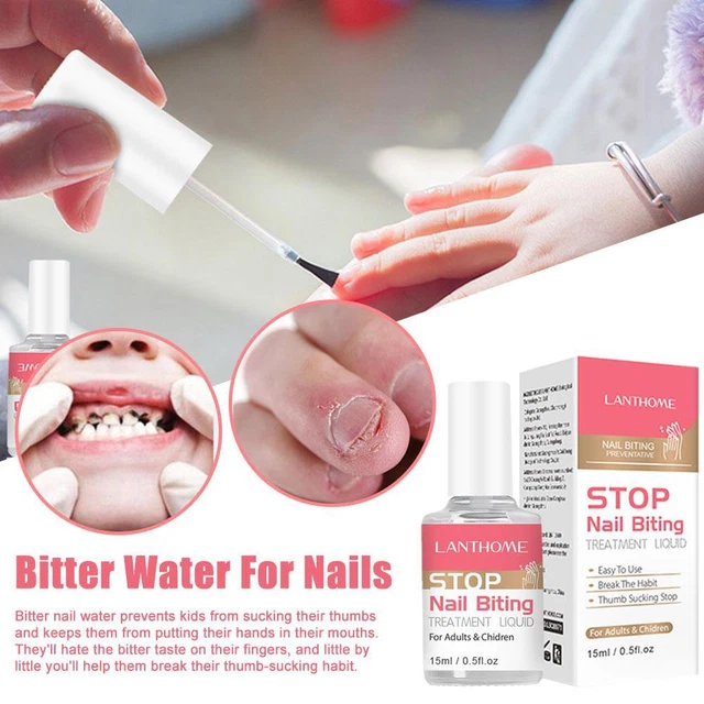 Stop Nail Beißen Daumensaugen Nagellack klar für Kinder fl 15ml/,5 oz Z4O2