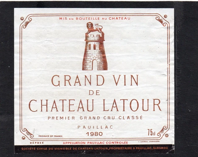Pauillac 1Er Gcc Etiquette Chateau Mouton Rothschild 1976