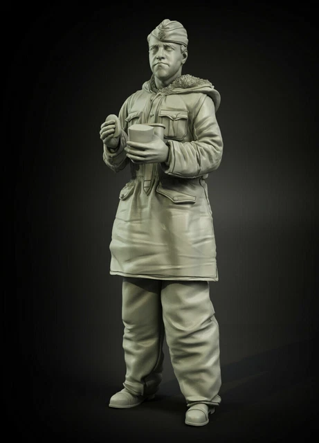 Lot De 5 Figurines Résine 1:35, Famille Civile Française WW2, Non Peintes, Pour Maquettes Militaires
