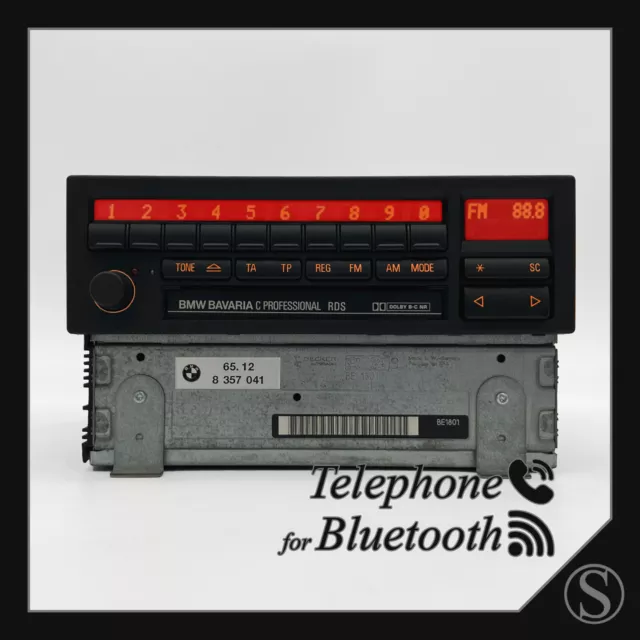 BMW BAVARIA C Professional RDS BE1801 Radio pour Bluetooth E30 E34 E32 E31 M3 EUR 2.245,09