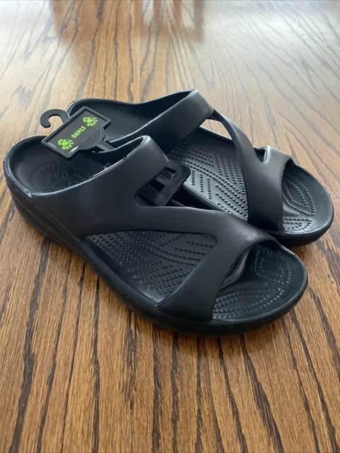 LADIES SHOES/FOOTWEAR - DAWGS Z Sandal Black Size USA L/7 NEW