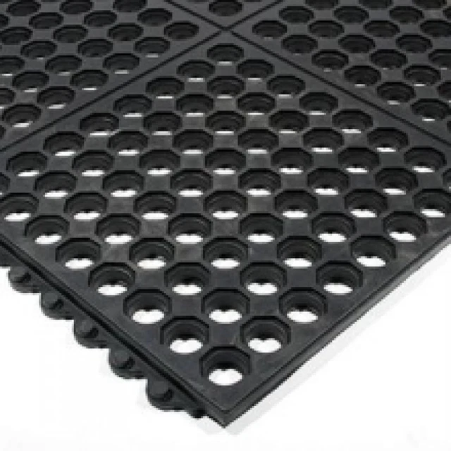 Mophorn Tappetini di drenaggio ad incastro 12 x 12, 50 pezzi di Mophorn Tappetini di drenaggio ad incastro 12 x 12, 50 pezzi di