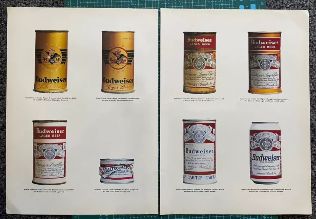 Budweiser A4 Posters/Magazine Advertisements