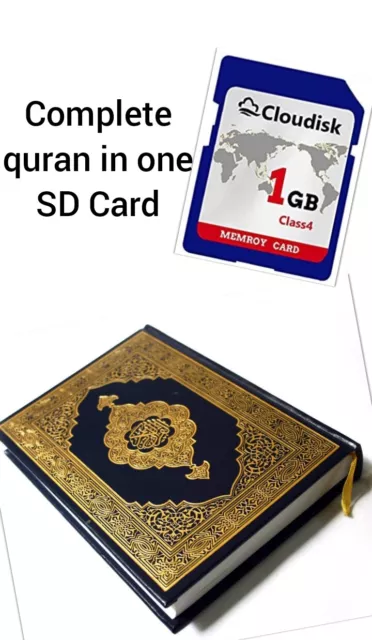Complete Qur'an mp3 Recitation in ONE SD CARD or Micro SD Card