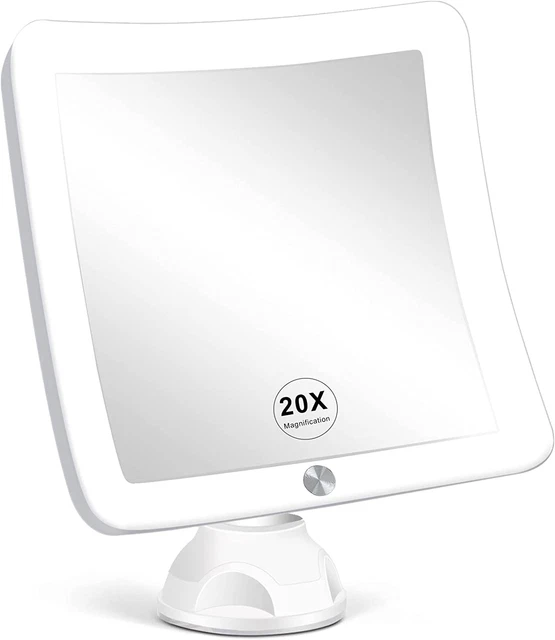 20X LIGHTED MAGNIFYING Mirror, Upgraded Lighted Makeup Mirror 31.09