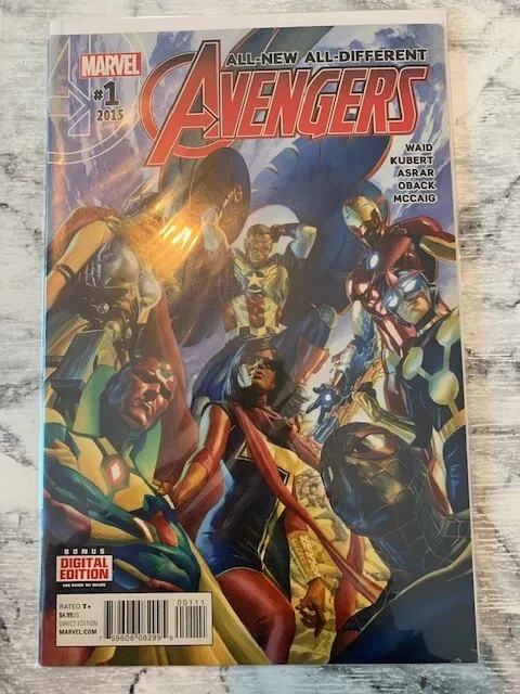 The Avengers 1  A Force, Uncanny Avengers Marvel 2015 NM Hot Series 1st Print