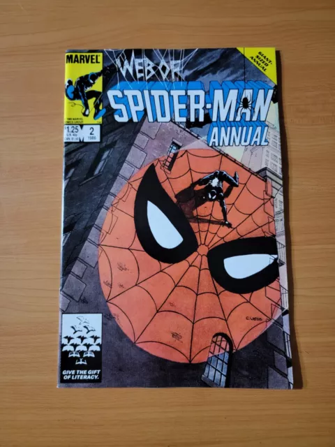 Web of Spider-Man Annual #2 Direct Market Edition ~ NEAR MINT NM ~ 1986 Marvel