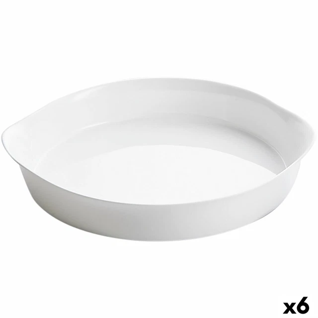Backform Luminarc Smart Cuisine rund Weiß Ø 28 cm [6 Stück]