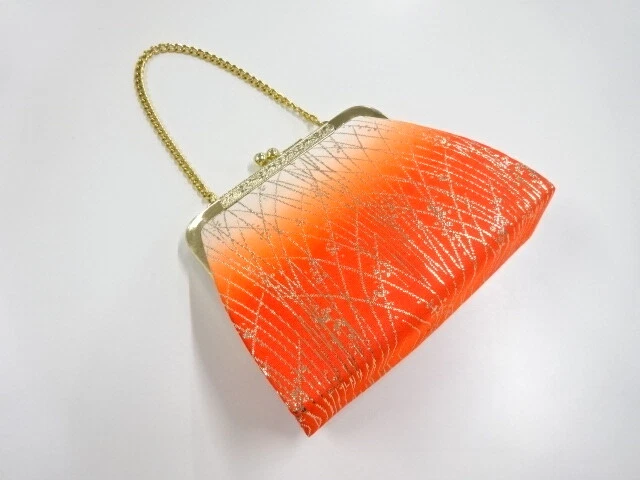 6530974: Japanese Kimono / Vintage Clasp Bag For Kids / Woven Floral Plants