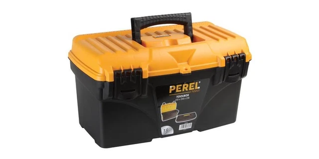 Perel Boîte à Outils - 432 x 250 x 238 mm - 25,7 L