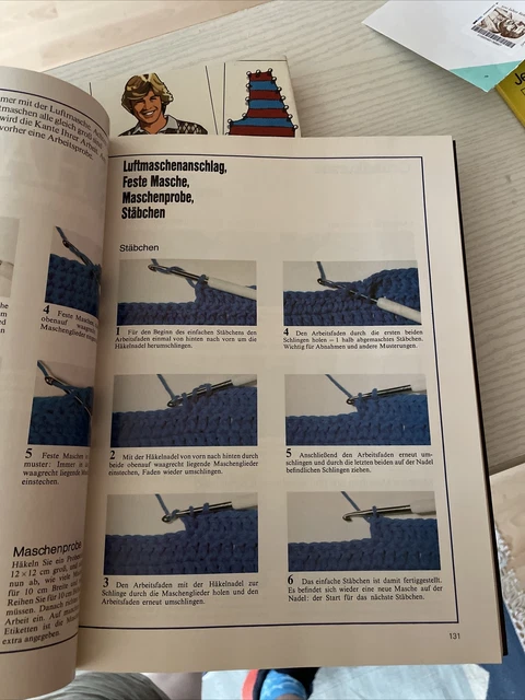 Das große Buch der Handarbeiten Band  1, 3 Und 4 Häkeln Stricken Nähen 6