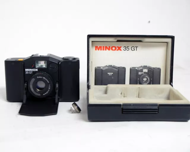 Minox 35 GT 35mm Color Minotar 35mm 1:2.8 film camera Meter Working