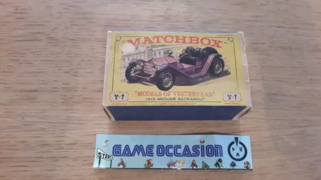 Matchbox Modelle Yesteryear Mercer Raceabout 35J / Auto Vintage Spielzeug Antik