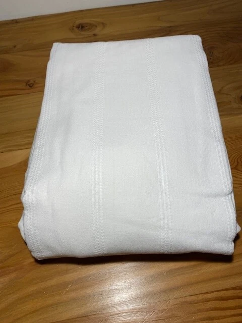 Pottery Barn 100% Cotton, Set of 2 Ivory & White Stripe, Lined Curtains 50x84 Pottery Barn 100% Cotton, Set of 2 Ivory & White Stripe, Lined Curtains 50x84