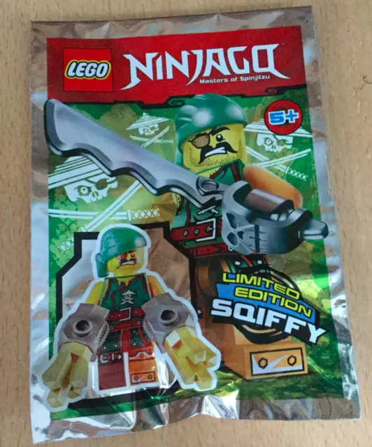 Sachet Polybag Lego Minifigure Figurine Ninja Ninjago Neuf Sqiffy Le Pirate