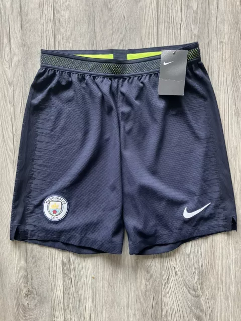 Manchester City Fc Nike Vaporknit Player Issue Short Size Small BNWT