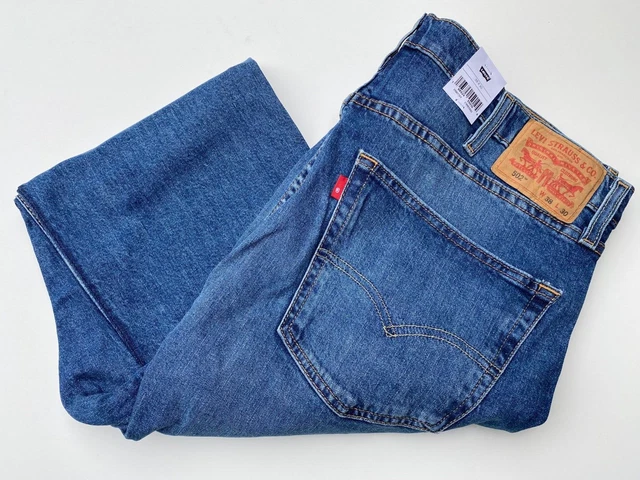 LEVI'S LEVIS 502 Regular Taper Fit Jeans Denim Blue Mens Sz 34W x
