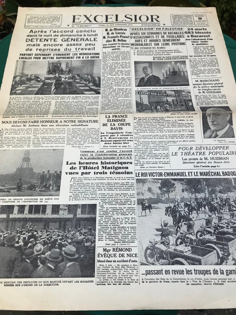 Fac-similé Journal Ce Soir – 24 Août 1944 – Libération De Paris – FFI – Résistance