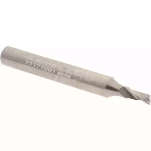 Accupro OCSFA12542 Spiral Router Bit: 0.125" Dia, 0.25" LOC, 1/4" Shank, Upcut