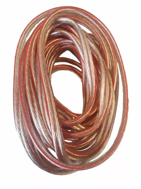 IMC AUDIO 25' Feet 12 GA Gauge Clear 2 Conductor Speaker Wire Audio Cable