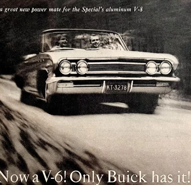 Buick Special V6 62 Special Advertisement 1961 Automobilia Convertible DWS6C
