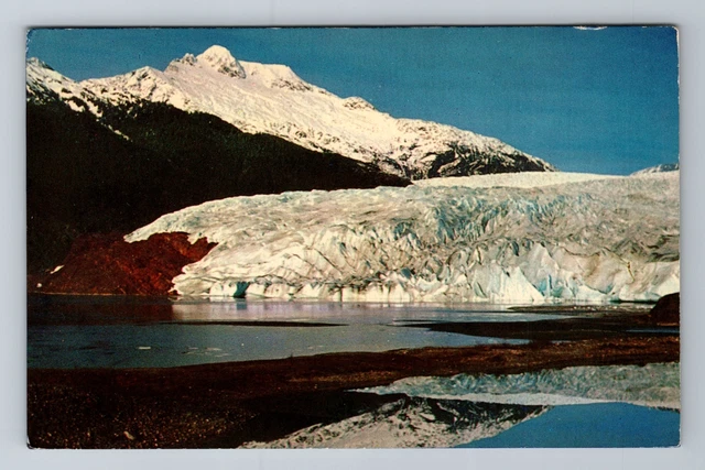 Juneau, AK-Alaska, View Of Mendenhall Glacier Antique, Vintage Postcard