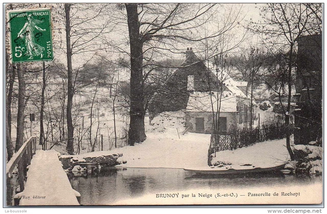 91 BRUNOY - passerelle de rochopt