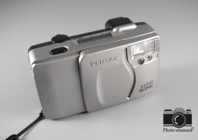 Pentax Espio 90MC fotocamera punta e scatta 35 mm pellicola retrò lombo | pellicola testata Pentax Espio 90MC fotocamera punta e scatta 35 mm pellicola retrò lombo | pellicola testata