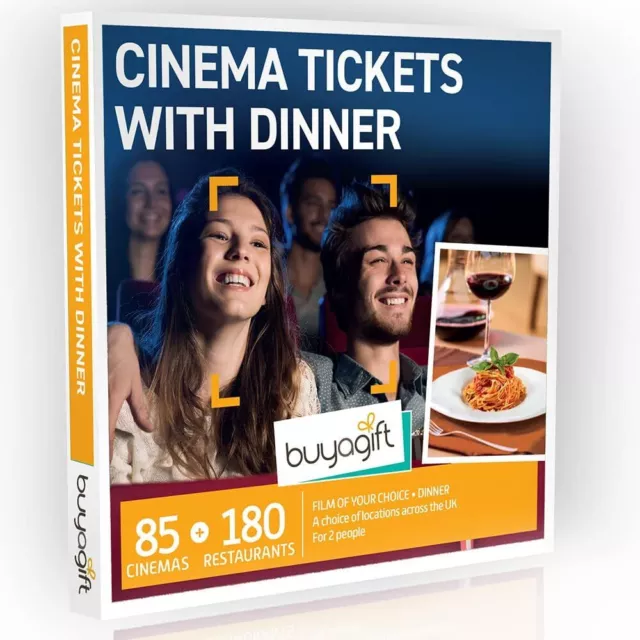 Buyagift Cinema & Dinner Box - 85 Cinemas & 180 Restaurants in UK