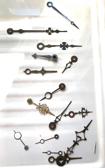 Vintage Clock Hands - job lot - for  clock