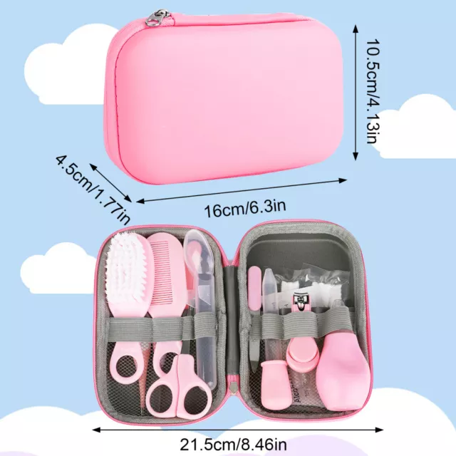 19Pcs Baby Healthcare and Grooming Kit Portable Newborn Safety Nursery Care Kit 2