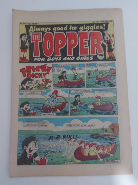 Topper Comic #1691 vom 29. Juni 1985 sehr guter Zustand - kostenloser Versand