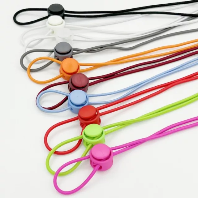 Spring Cord Lock End Stopper Fastener Adjustment Elastic Band Drawstring Costume 3