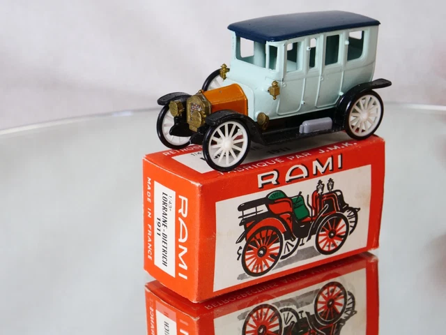 Miniature Rami JMK Lorraine Dietrich 1911 - Jaune 1/43