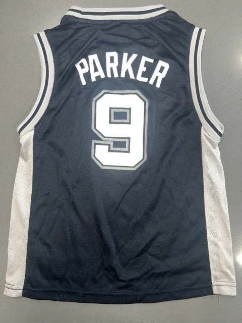 San Antonio Spurs Jersey Tony Parker #9 Adidas Youth Medium NBA NWOT NEW