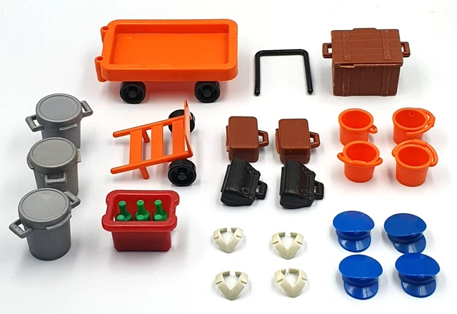 Playmobil System 3206 Vintage - Gare Et Bagages, Chemin De Fer - 1974