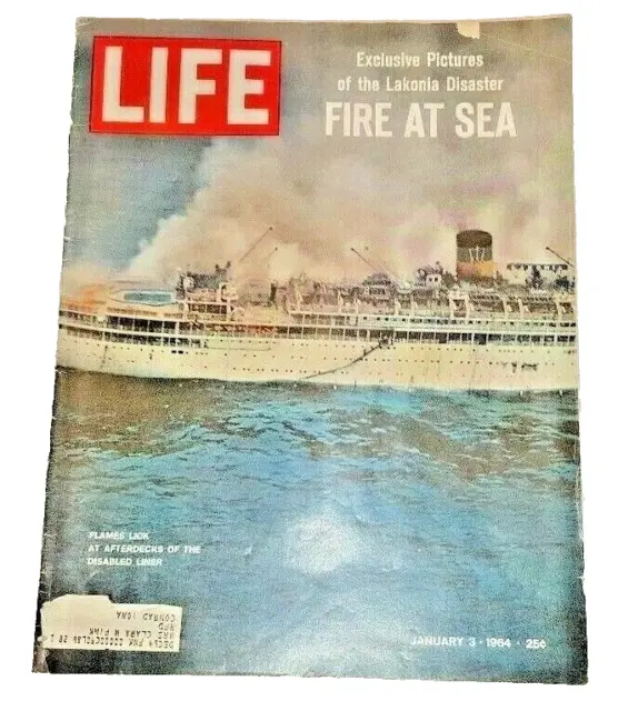 January 3, 1964 LIFE Magazine LAKONIA. FREE SHIPPING Jan 1 2 64 4 5 6 7 8 9 ads