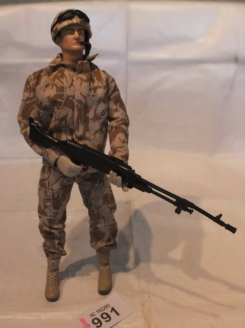 Soldier Action Figure Rifle HM ARMED FORCES British Infantry Soldier Action Figure HMAF LOT PX991 £ ...
