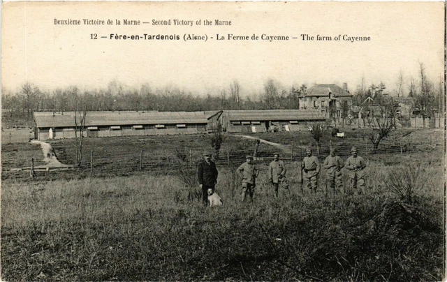 CPA AK Militaire Fere en Tardenois - La Ferme de Cayenne (362594)