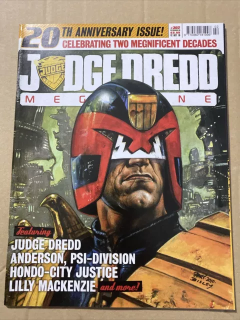 Judge Dredd Megazine volume 5 issue 302 comic - Nice VGFN  - 20th anniver. 2010