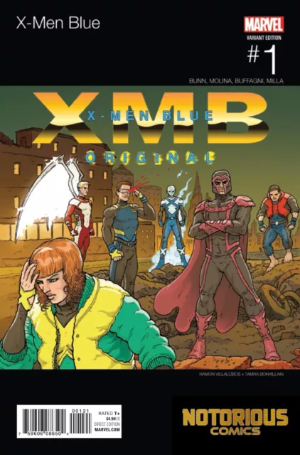 X-Men Blue #1 Hip Hop Variant Marvel Comics 1st Print