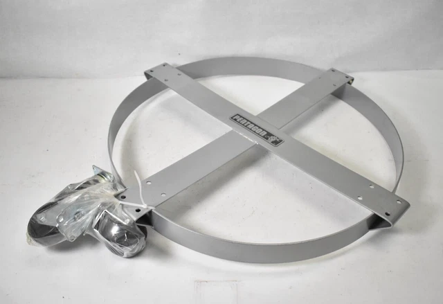 Pentagon Heavy Duty Steel Drum Dolly 1000 lbs Capacity 2" x 24" x 24" Steel