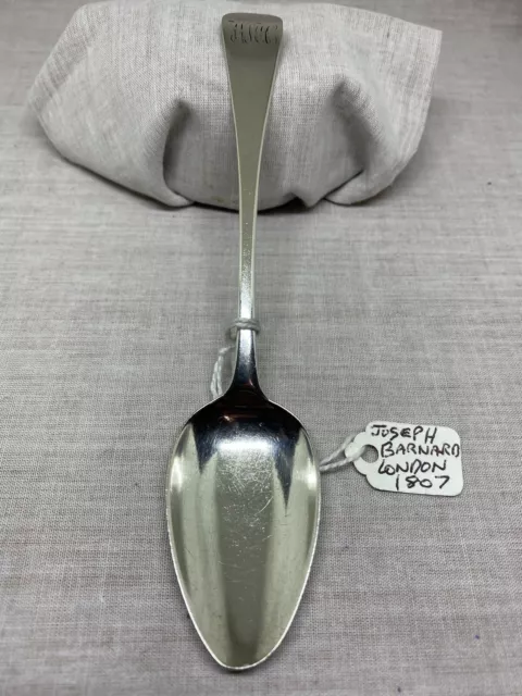 A Superb George III S/Silver O.E. Pat Tea Spoon by Joseph Barnard HM London 1807