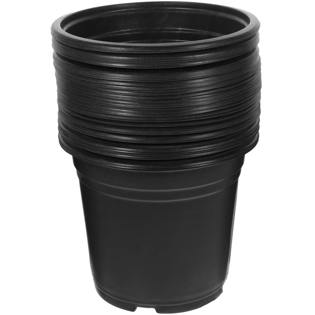 50pcs Succulent Pots Plastique Pottes de pépinière en plastique