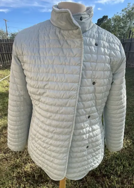 Woman's Mint Colored Ugg Puffer Winter Coat Size Medium READ