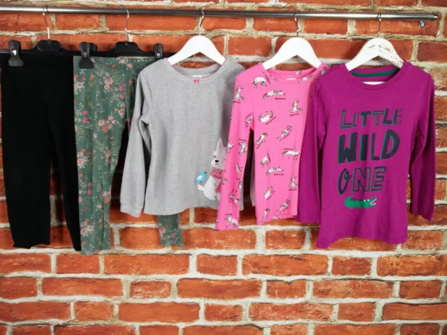 GIRLS BUNDLE AGE 4-5 YEARS NEXT BLUEZOO etc LEGGINGS LONG SLEEVE TOP KIDS 110CM