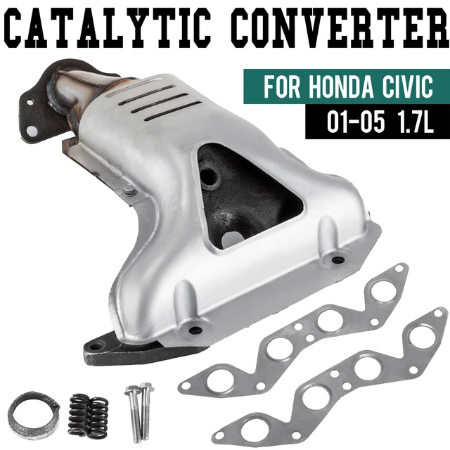 CATALYTIC CONVERTER WITH Exhaust Manifold for Honda Civic 20012005 1